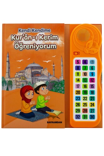 Kendi Kendime 10 Saat’de Kuran Öğreniyorum Sesli Cihazlı Kitap Turuncu - 1