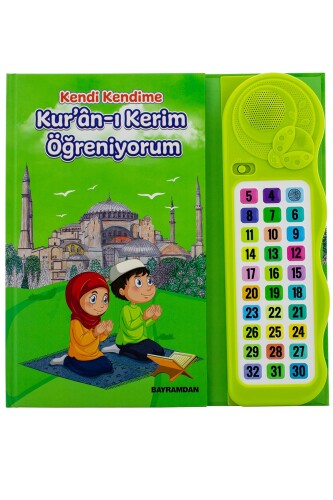 Kendi Kendime 10 Saat’de Kuran Öğreniyorum Sesli Cihazlı Kitap Yeşil - 1