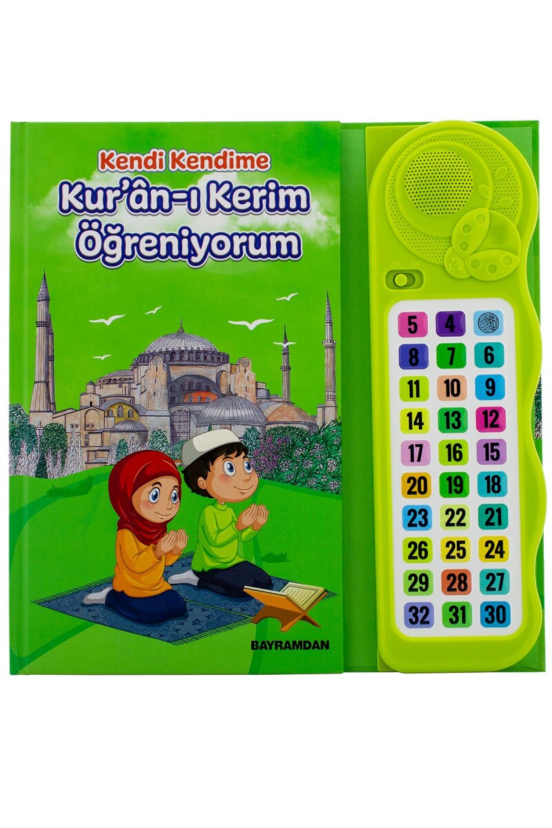 Kendi Kendime 10 Saat’de Kuran Öğreniyorum Sesli Cihazlı Kitap Yeşil - 1