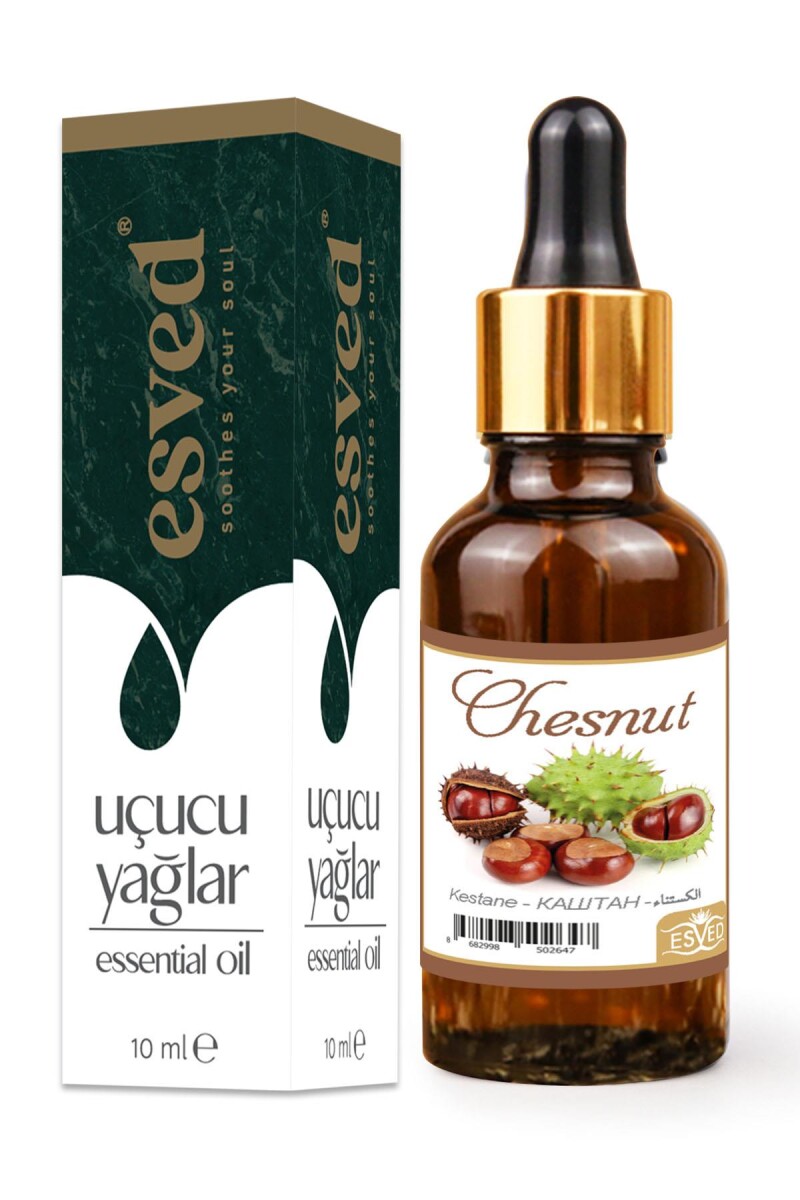 Kestane Kokusu Saf Esansiyel Uçucu Yağ Buhurdanlık Yağı Difüzör Esansı Aromaterapi Ortam Koku 10ml - 1