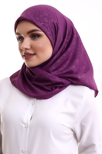 Kofra Patterned Head Cover - Lilac - 1