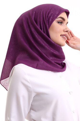 Kofra Patterned Head Cover - Lilac - 4