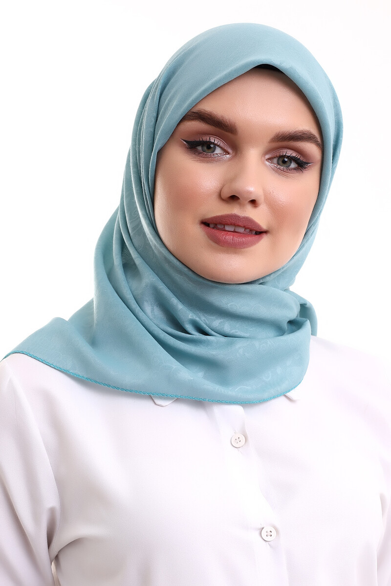 Kofra Patterned Head Cover - Turquoise - 5