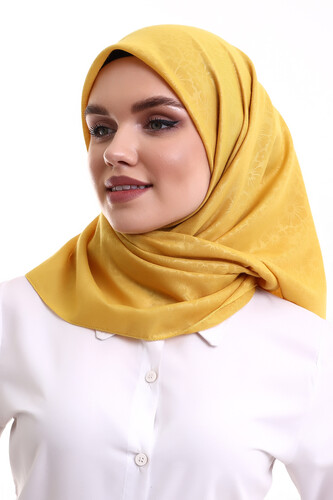 Kofra Patterned Head Cover - Yellow - 1