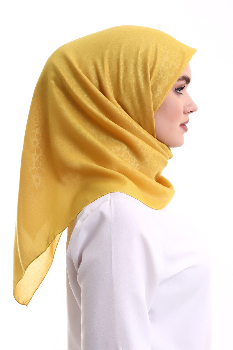 Kofra Patterned Head Cover - Yellow - 5