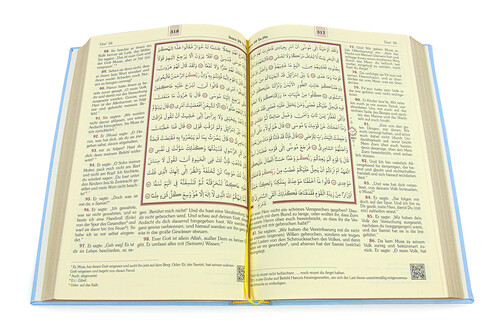 Koran with German Meal Medium Size - Blue - 3