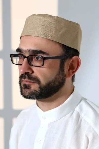 Kubbeli Kalıp Namaz Takkesi Bej - 5