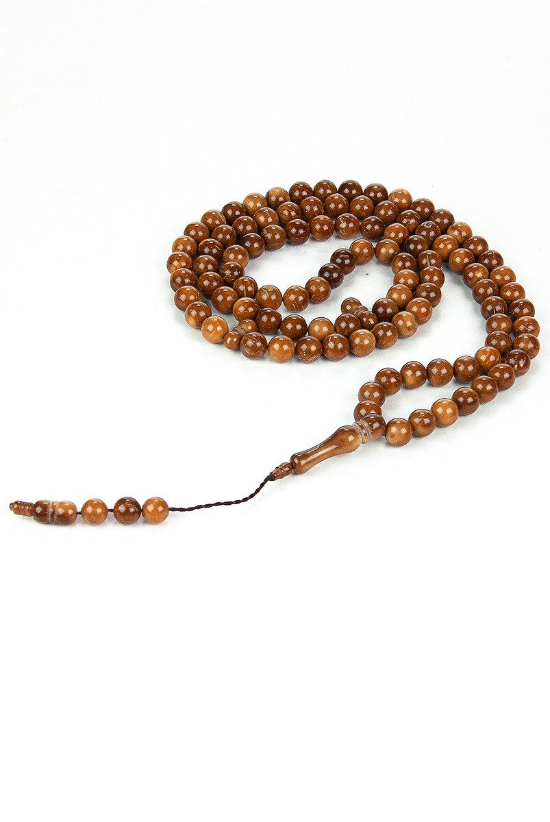 Kuka Rosary - 99'lu - 10 mm Light Brown - 1