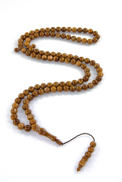 Kuka Rosary - 99 Pieces - 10 mm Brown - 1