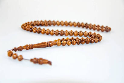 Kuka Rosary - 99 Pieces - 7 mm İstanbul Model Natural - 2