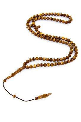 Kuka Rosary - 99 Pieces - 8 mm Brown - 1