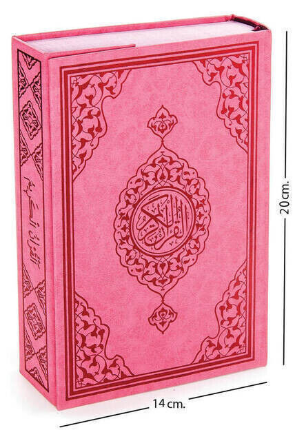 Kuran Karim - Plain Arabic - Hafiz Boy - Pink - Merve Publishing House - Computer-Lined - 1