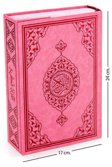 Kuran Karim - Plain Arabic - Medium Size - Pink - Merve Publishing House - Computer-Lined - 1