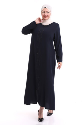 Laci Ottoman Stone Abaya 0165-21 - 1