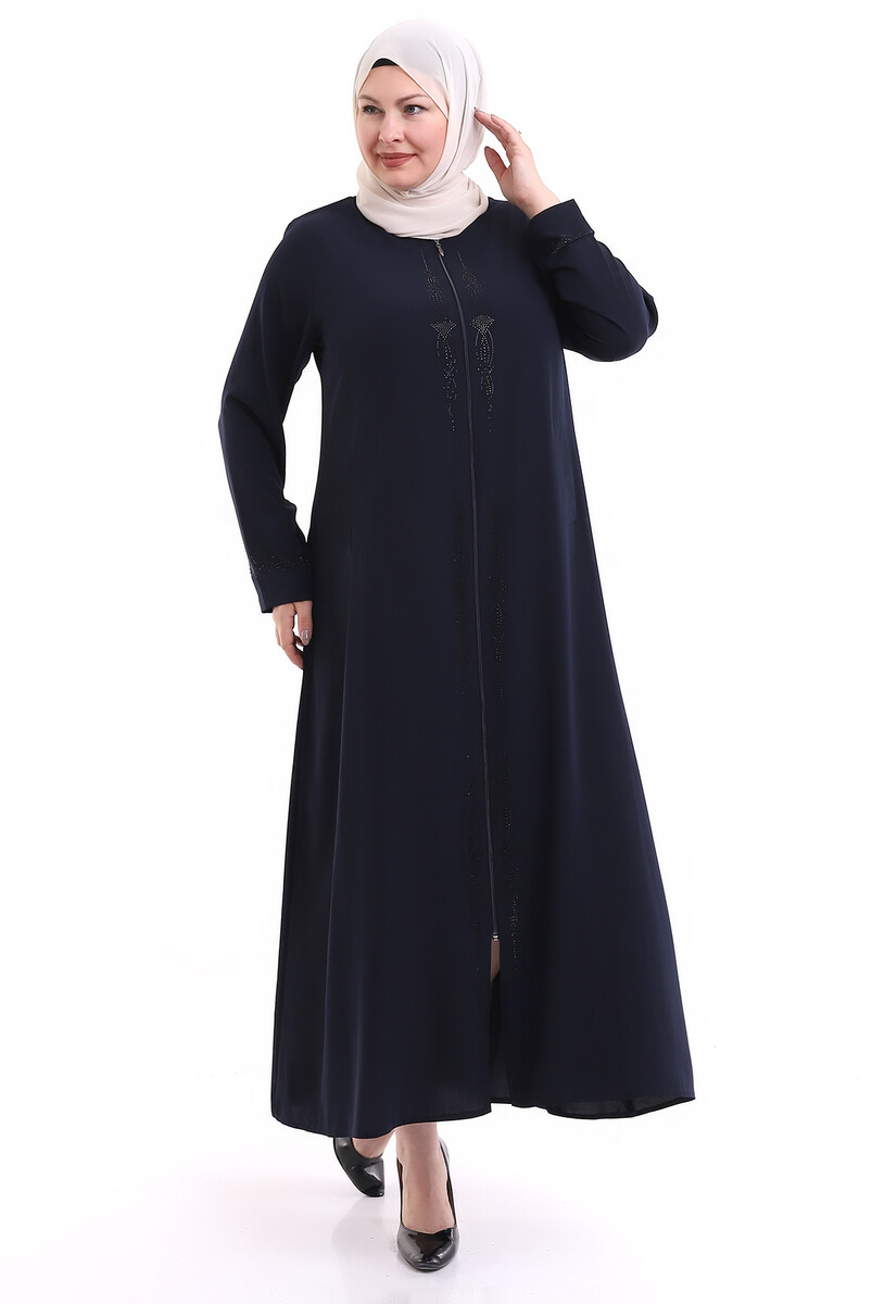 Laci Ottoman Stone Abaya 0165-21 - 3