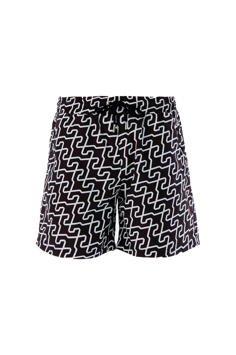 Lapieno Adoke S122-23 Black Women's Pool Shorts - 1