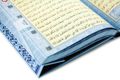 Lectern, Quran and Prayer Mat Set - Blue for My Son - 10