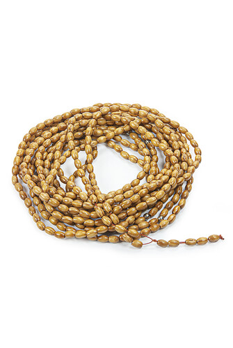 Light Brown Wooden Prayer Beads of 500 - 2