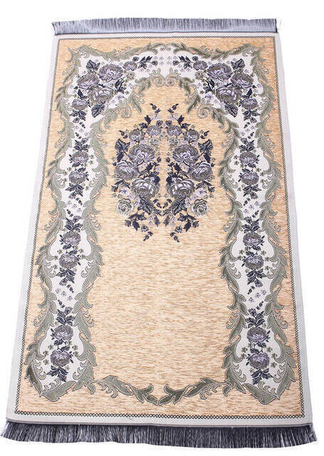 Lux Gulce Chenille Prayer Rug - 0260 - Cream Color - 1