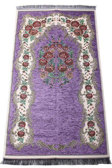 Lux Gulce Chenille Prayer Rug - 0260 - Lilac Color - 1