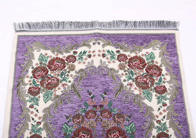 Lux Gulce Chenille Prayer Rug - 0260 - Lilac Color - 3