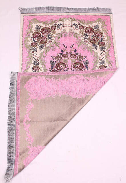 Lux Gülce Chenille Prayer Rug - 0260 - Pink Color - 2