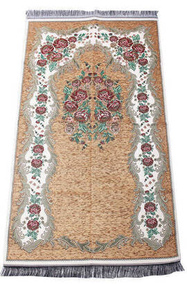 Lux Gulce Chenille Prayer Rug - 0260 - Yellow Color - 1