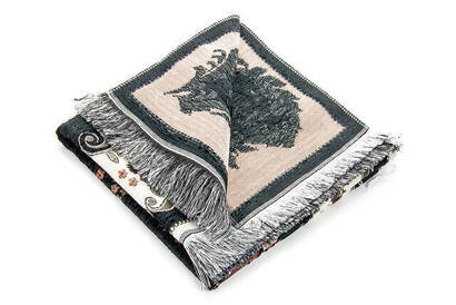 Lux Gulce Chenille Prayer Rug Black - 3