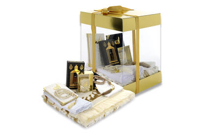 Luxury Custom Pvc Box Dowry Gift Worship Set Gold - 2