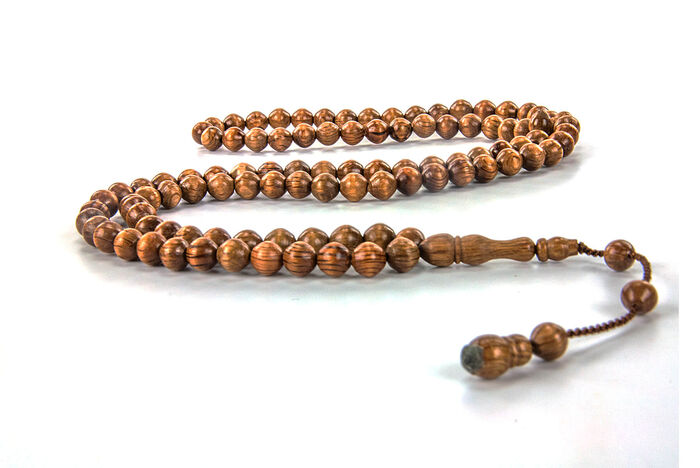 Luxury Istanbul Cut Kordiken 99 Wooden Rosary - 10 mm - 3