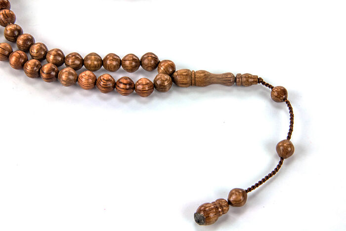 Luxury Istanbul Cut Kordiken 99 Wooden Rosary - 10 mm - 4