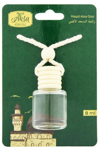 Masjid Aksa Glass Bottle Car Air Freshener 8 ml - 1