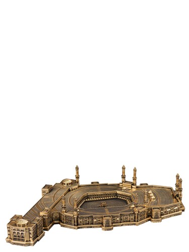 Masjid Haram Kaaba Trinket Religious Gift Gold Color - 2