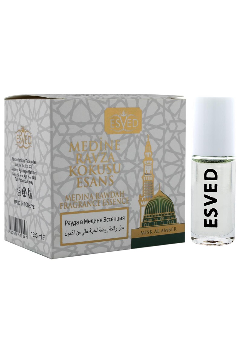 Medine Ravza Kokusu Alkolsüz Esans 5Ml. 12'li Paket - 1