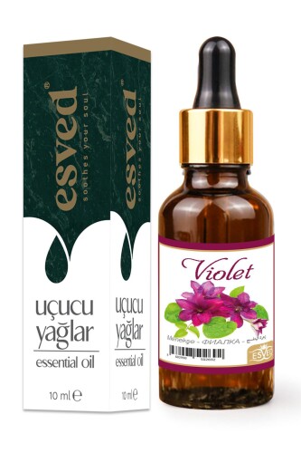 Menekşe Kokusu Saf Esansiyel Uçucu Yağ Buhurdanlık Yağı Difüzör Esansı Aromaterapi Ortam Koku 10ml - 1