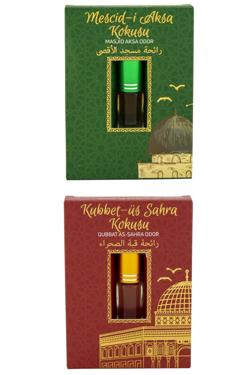 Mescidi Aksa Kokusu Ve Kubbetüs Sahra Kokusu Alkolsüz Esans 3ml - 1