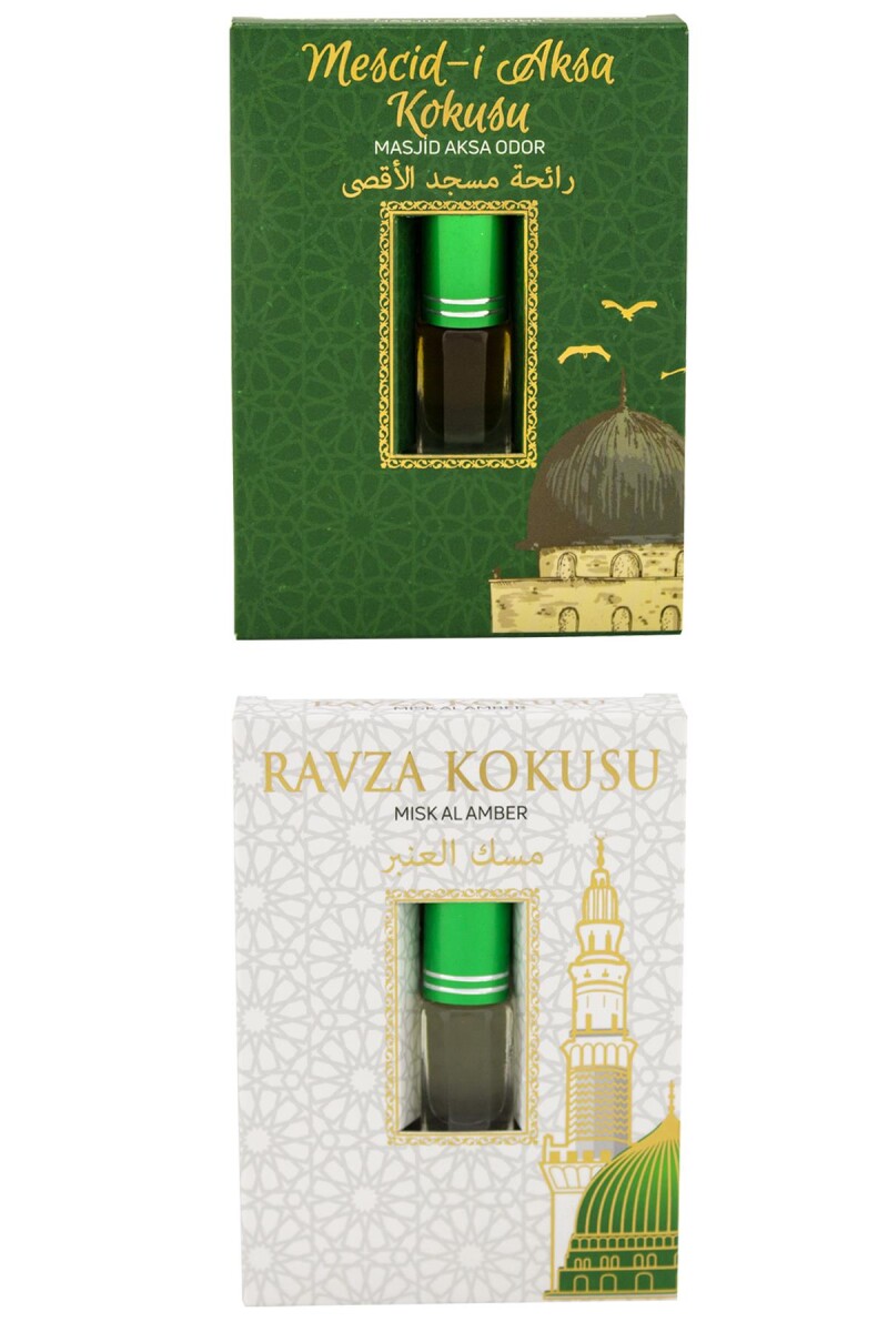 Mescidi Aksa Kokusu Ve Medine Ravza Kokusu Alkolsüz Esans 3ml - 1