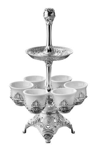 Mırra Presentation Set Silver with Two Layers - 1