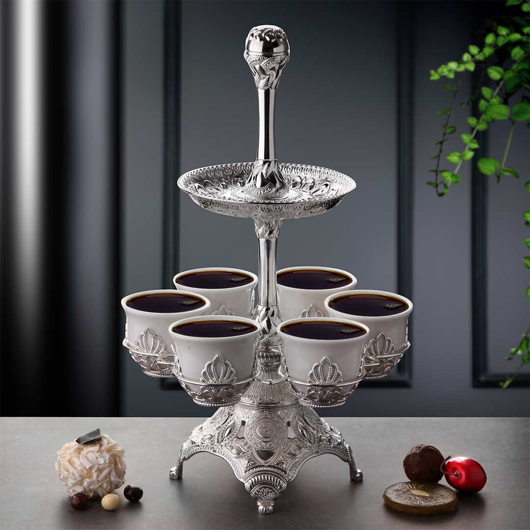 Mırra Presentation Set Silver with Two Layers - 3