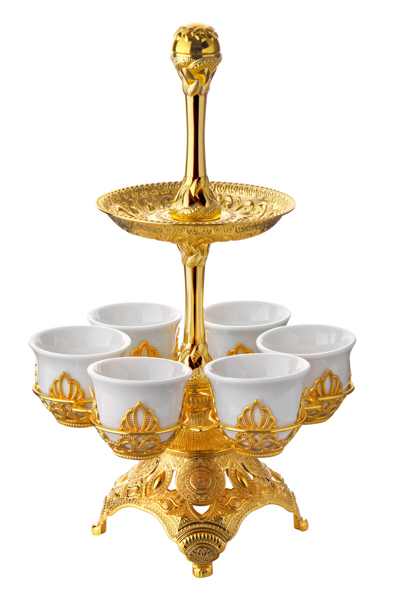 Mırra Presentation Set with Two Layer Table Gold - 1