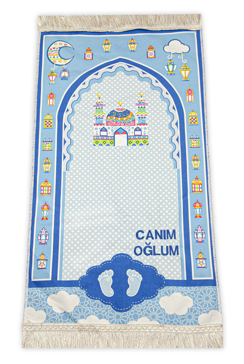 My Dear Son, Digital Printed Children's Prayer Rug - 1