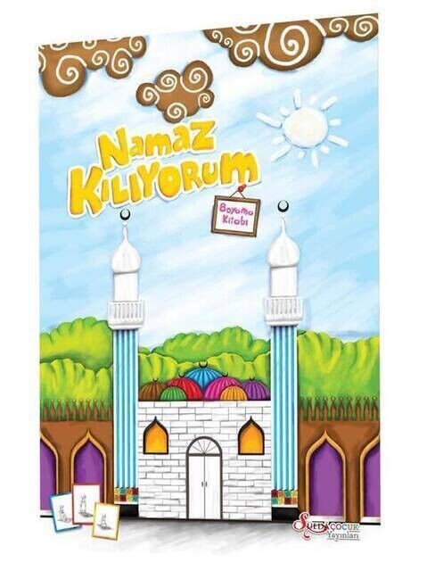 Namaz Kılıyorum (Boyama Kitabı) Dini Eğitici Kitap -1183 - 1