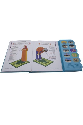 Namaz Öğreten Cihaz Resimli Kitap Seti Mavi - 4