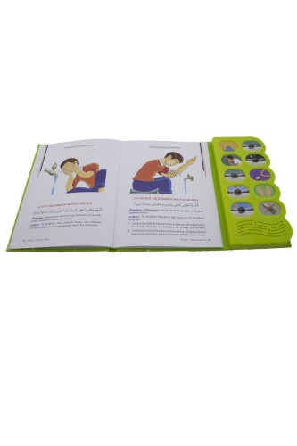 Namaz Öğreten Cihaz Resimli Kitap Seti Yeşil - 3