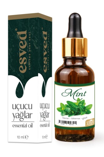 Nane Kokusu Saf Esansiyel Uçucu Yağ Buhurdanlık Yağı Difüzör Esansı Aromaterapi Ortam Koku 10ml - 1