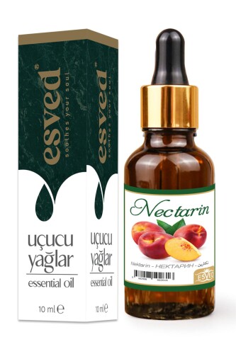 Nektarin Kokusu Saf Esansiyel Uçucu Yağ Buhurdanlık Yağı Difüzör Esansı Aromaterapi Ortam Koku 10ml - 1