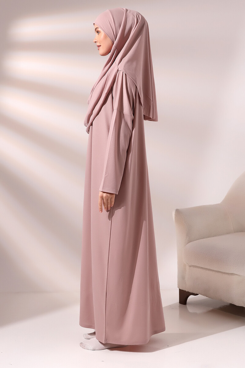 One Piece Prayer Dress - Dried Rose - 5015 - 5