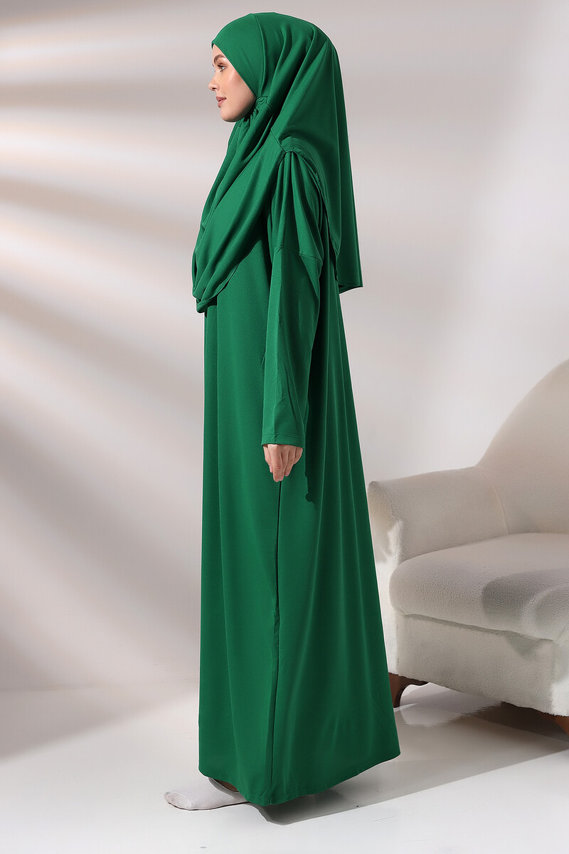 One Piece Prayer Dress - Emerald Green - 5015 - 5