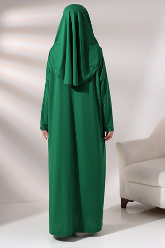 One Piece Prayer Dress - Emerald Green - 5015 - 6