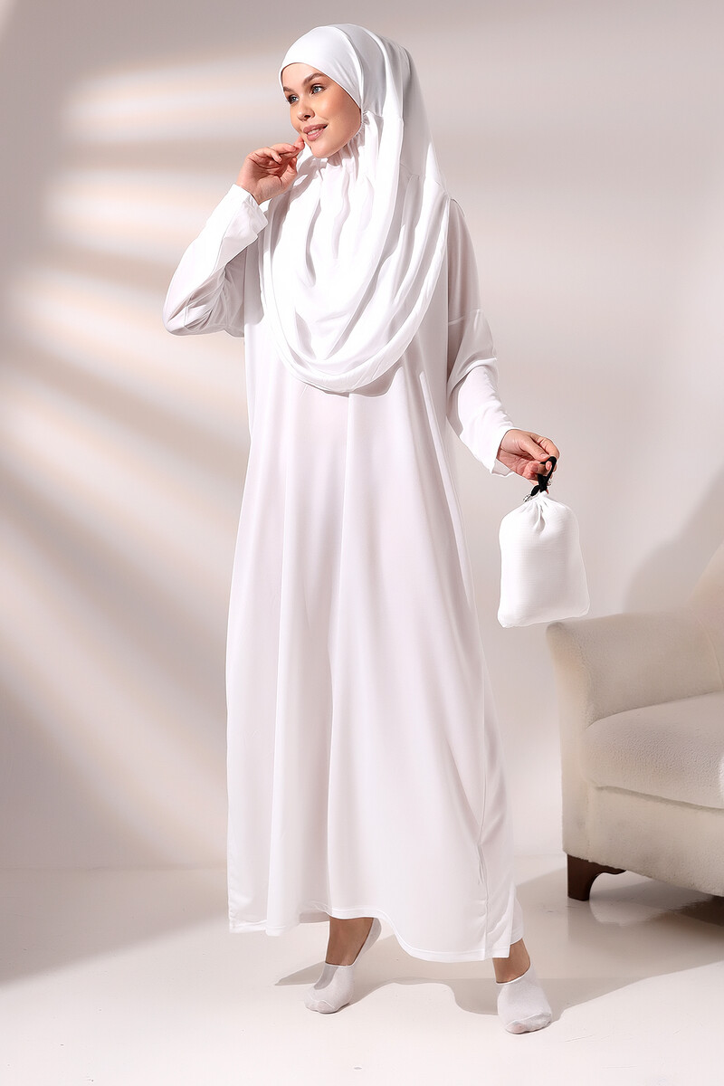 One Piece Prayer Dress - White - 5015 - 1